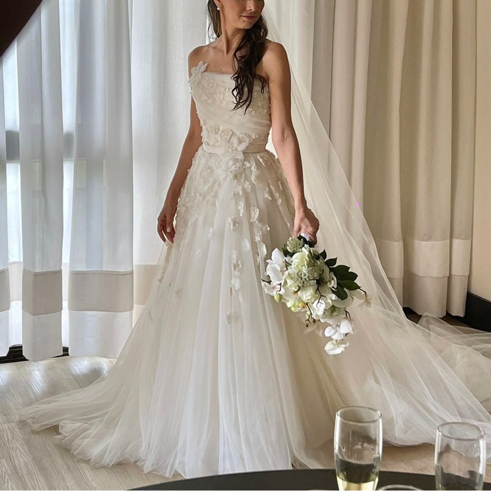 Elie Saab wedding gown - off white